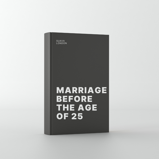 "Marriage before the age of 25"